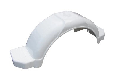 Mudguard 14" Single Plastic White