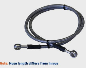 Brake hose. Banjo-Banjo, Stainless Braided, 1500mm