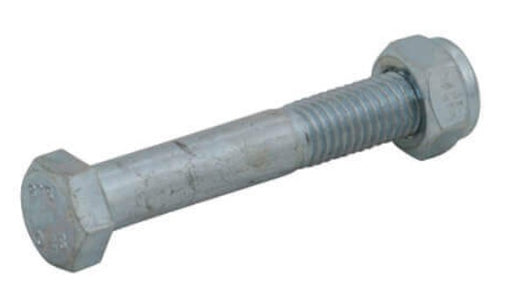 Spring Bolt 8.8 M16Ø Bolt and Nut