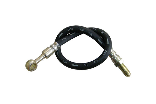 Brake hose male, banjo, steel end